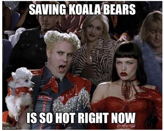 So hot right now&rdquo; meme