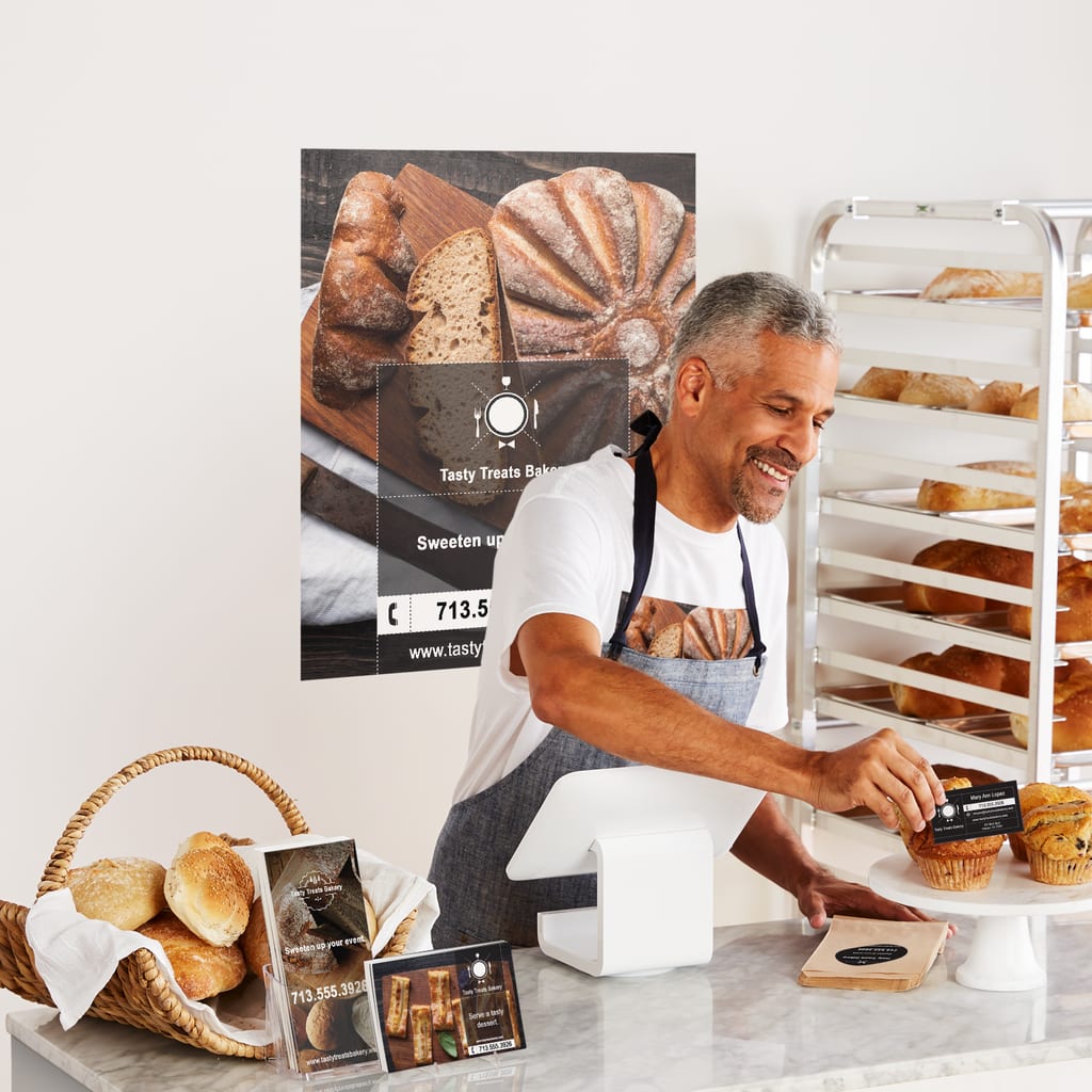 Print marketing materials: posters for your business