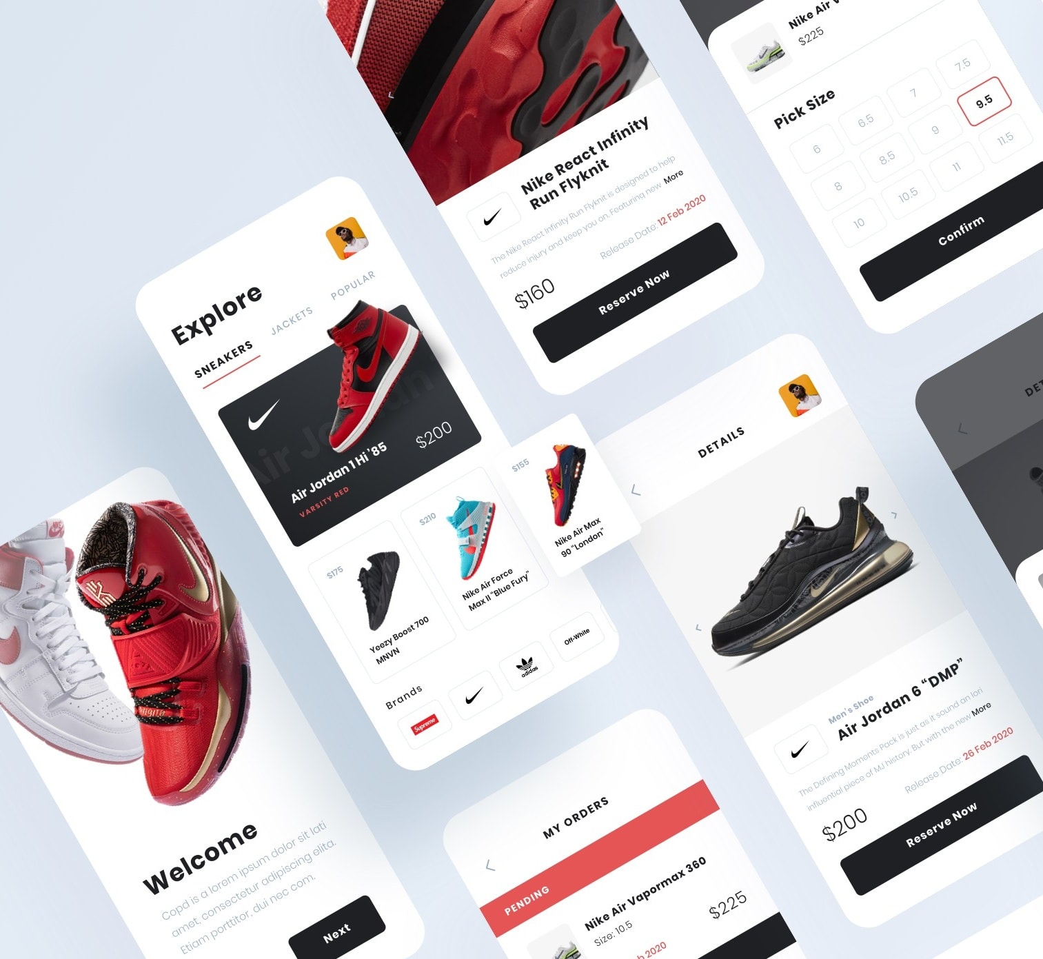 Example for digital marketing: modern app design