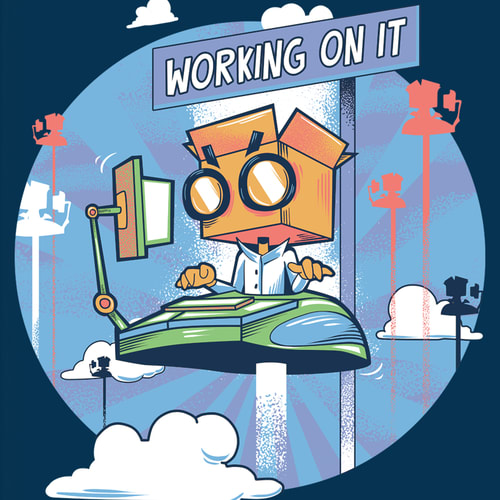 Working on it t shirt design