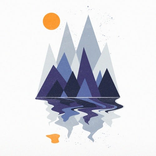 Mountain t shirt design