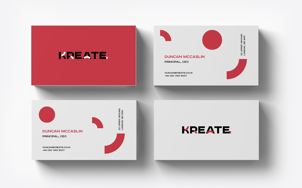 Le branding de Kreate est une des bonnes idées de branding présentées dans cet article