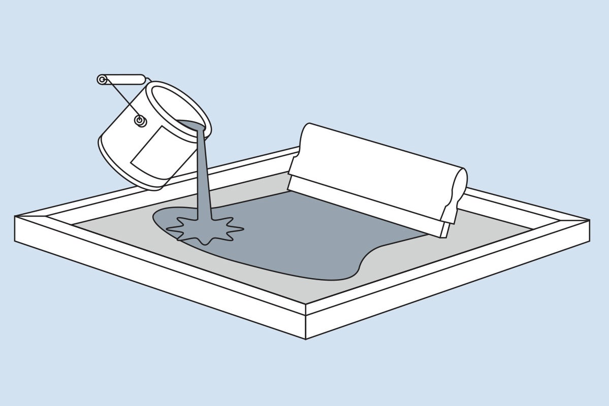 Screen printing illustration