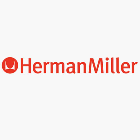 HermanMiller logo with FF Meta font