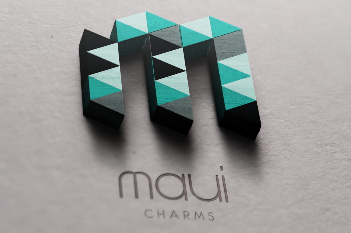 3D charms logo design