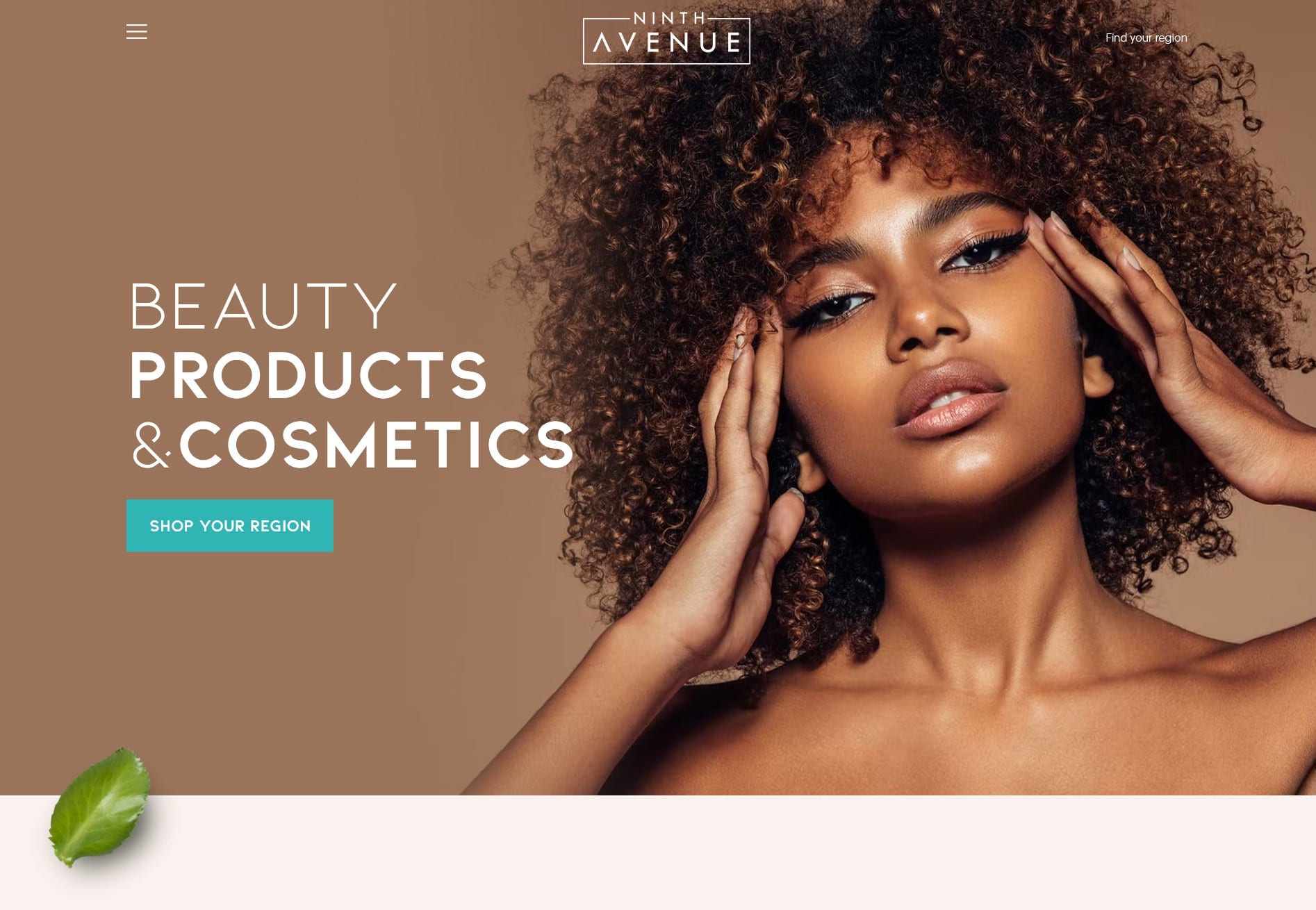 cosmetics brand website