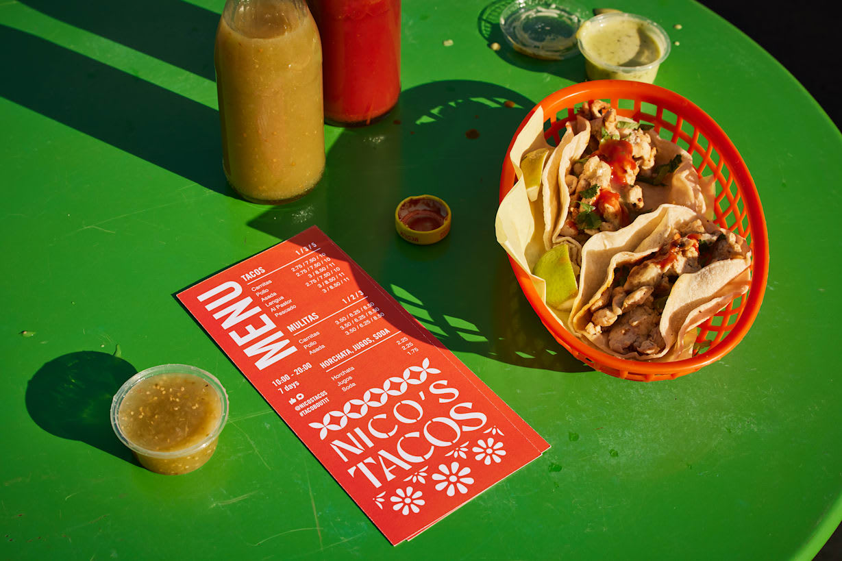 flyer on a table