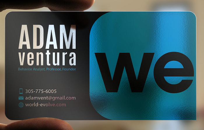 Transparent business card