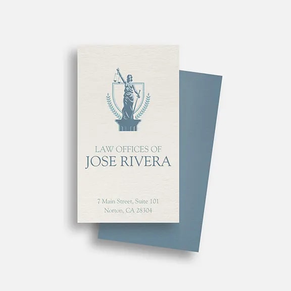 Law officese business card