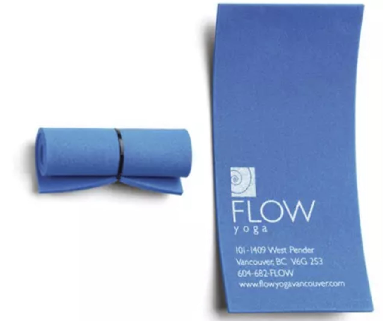 Business card idea for fitness industry