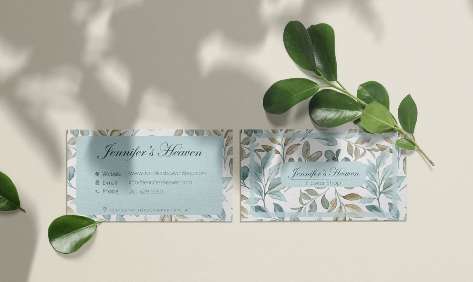 Business card idea for retail industry