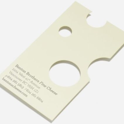 Business card idea for retail industry