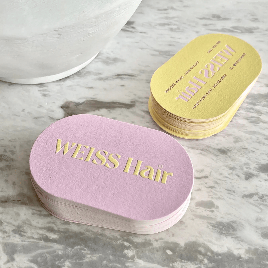 Business card idea for a hair salon