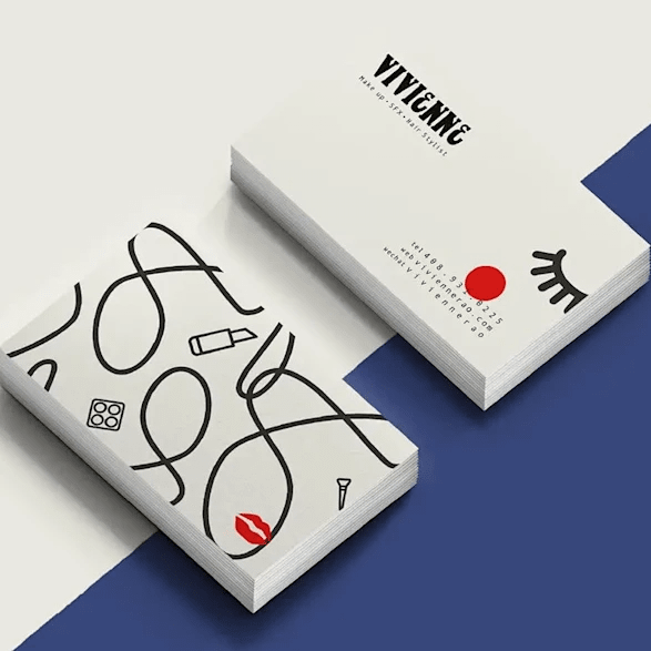 Business card idea for a salon