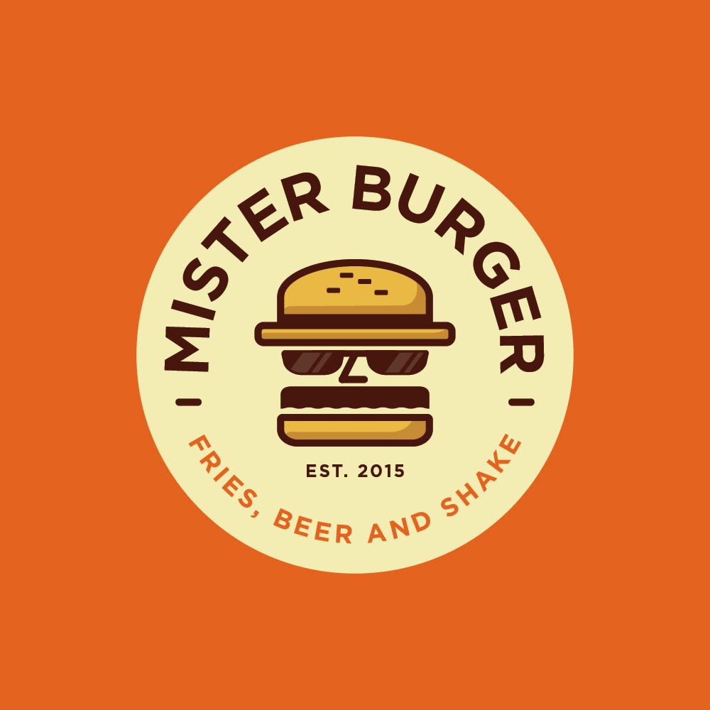 Mister Burger logo design by Spoon Lancer