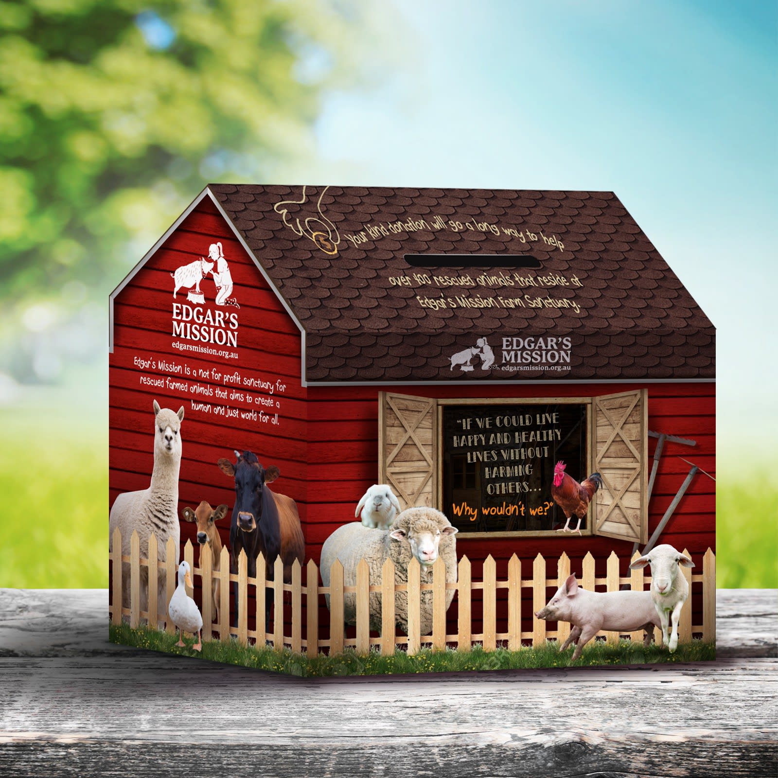 Edgar'd Mission Charity Box by Holiday26