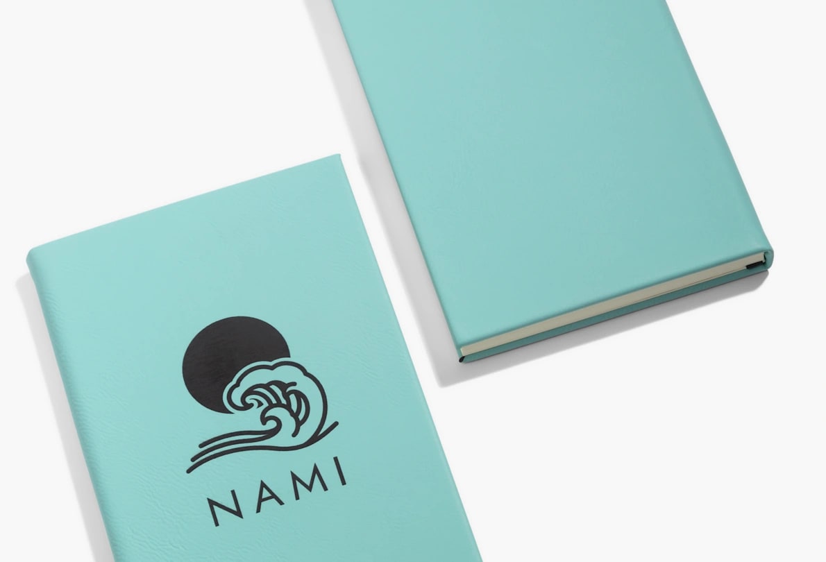 Leather journal wedding anniversary gift idea