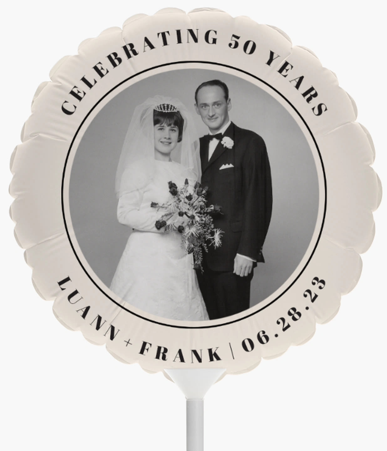 50th wedding anniversary balloon