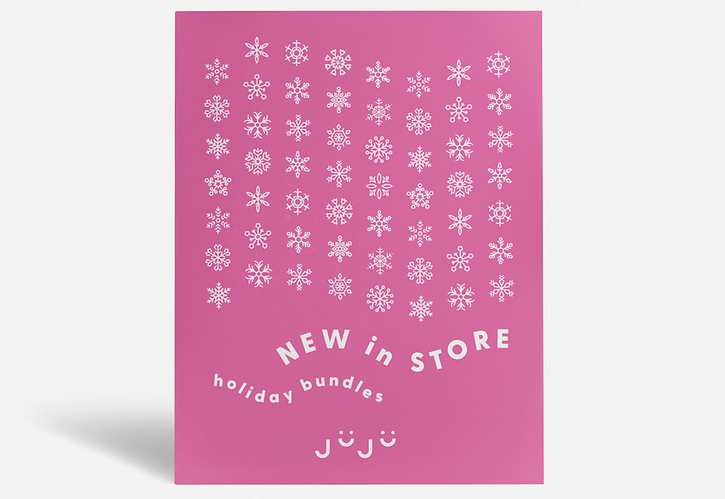 Poster mit weihnachtlichem Design und saisonalem Angebot