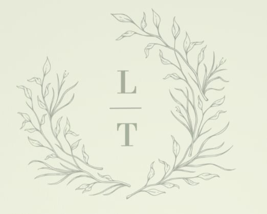 A rustic wedding logo border RSVP card with QR code