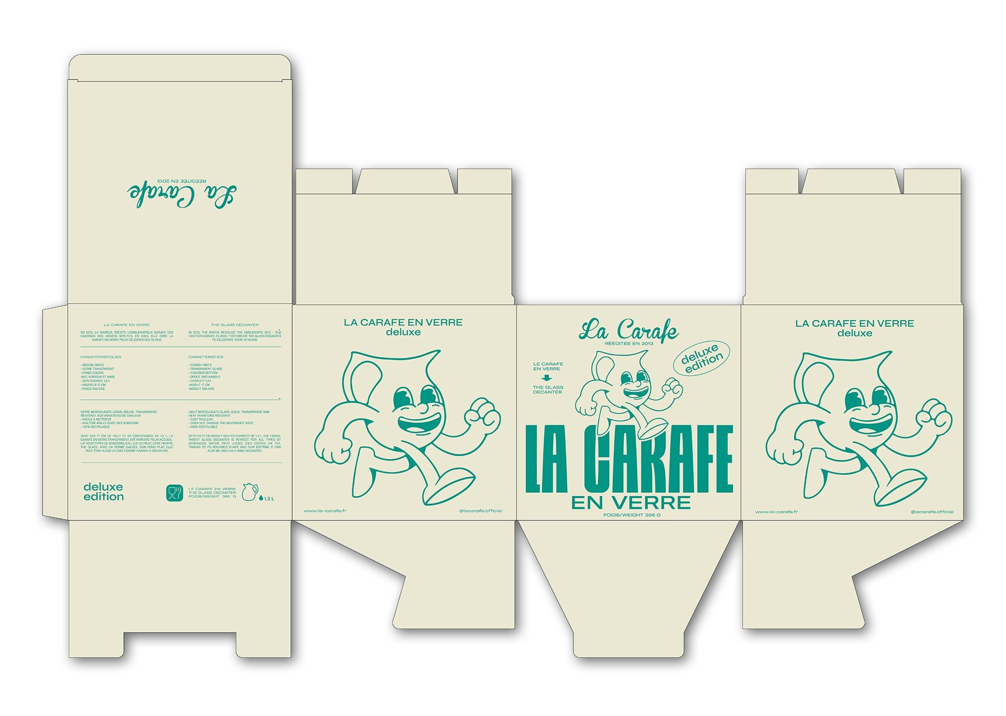 Packaging box design that taps into the Marker Pen Mascots packaging design trend