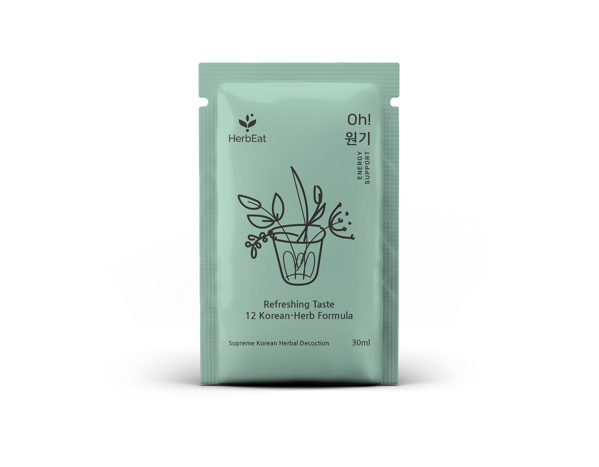 Pouch packaging tapping into the Simplistic Scribbles and Etches packaging design trend