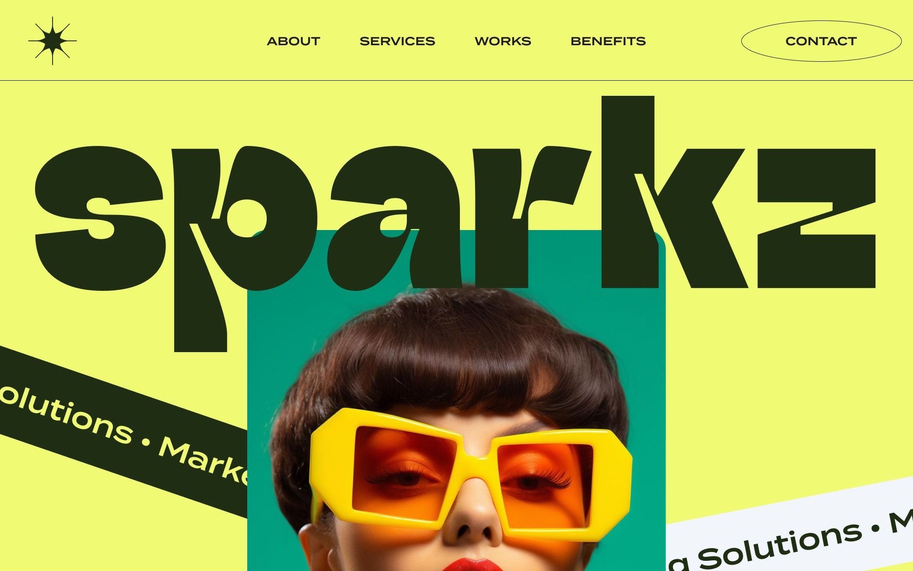 Website using retro-inspired icons to tap into the retro tech design