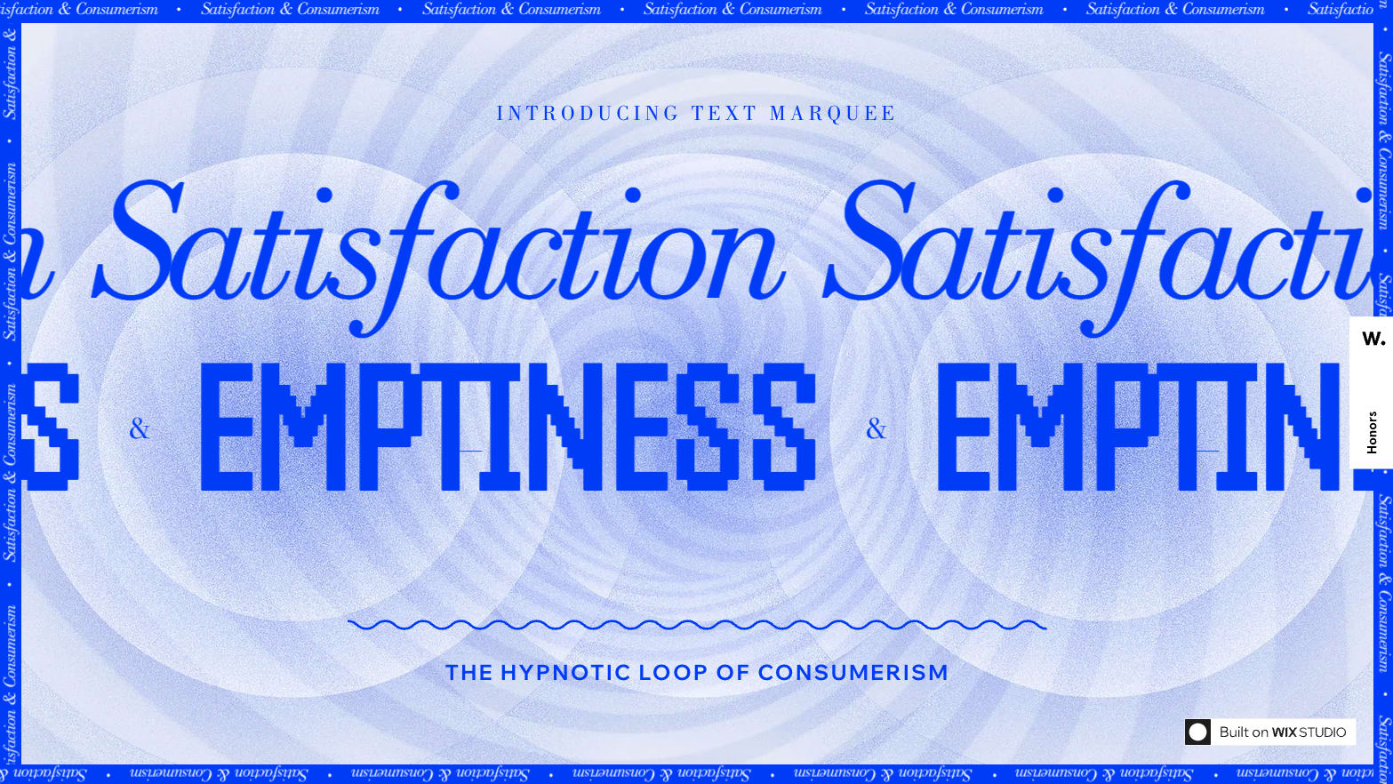 Captivating fonts used as a main attraction for this web design trend