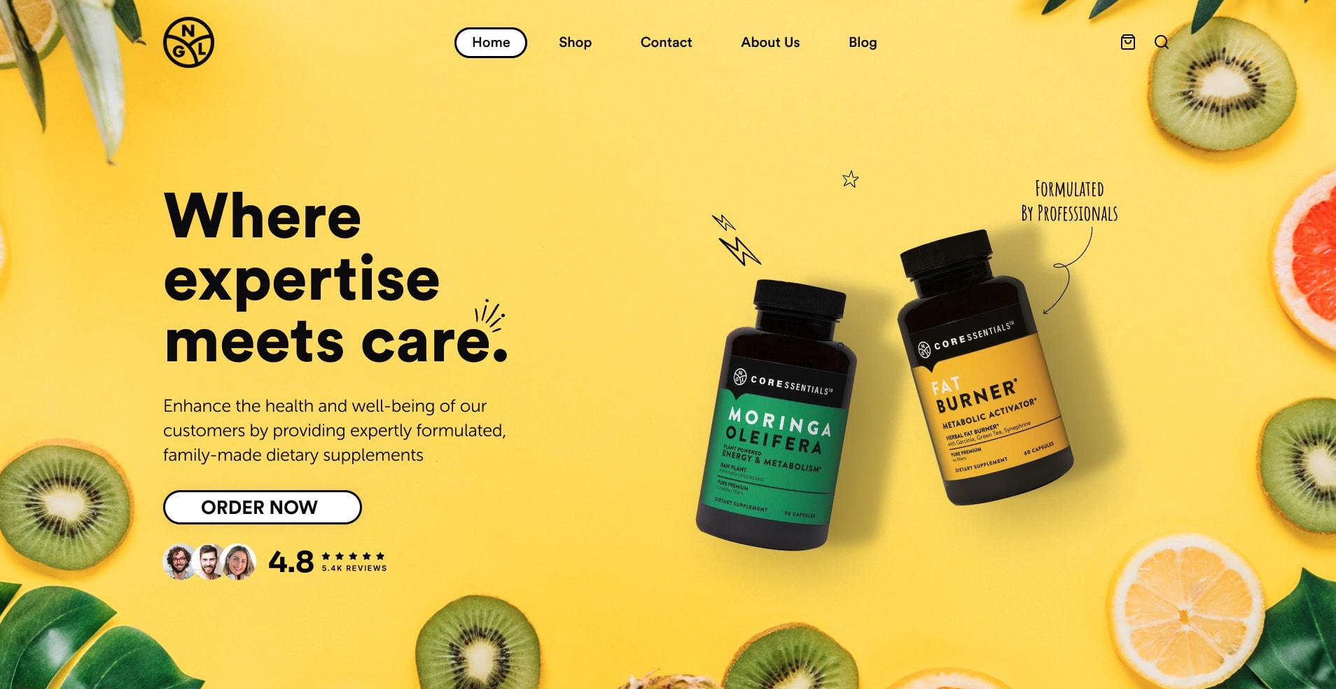 Little hand-drawn markers on the website add a nice human touch for this web design trend