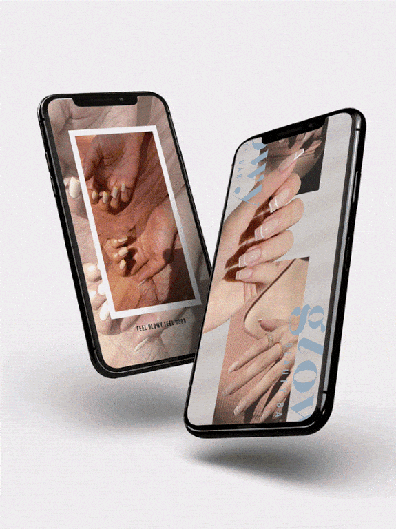 A person watching and engaging with a social post