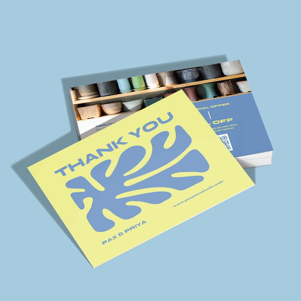 Postcard size in standard 4 x 6