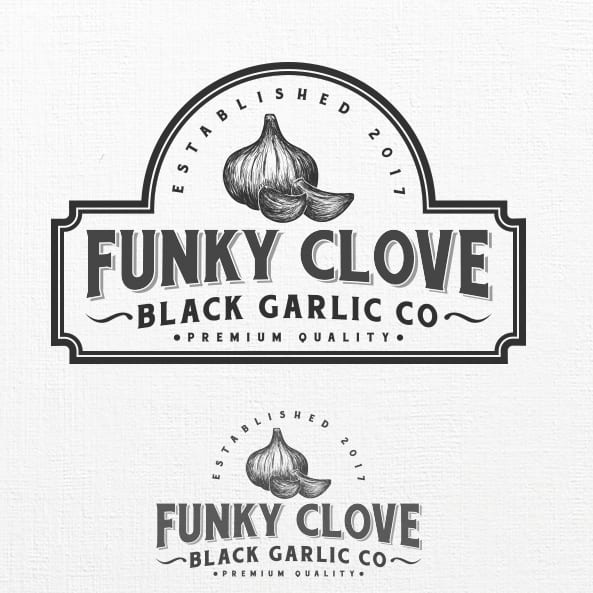 Logo color meaning: brown logo design for a food business