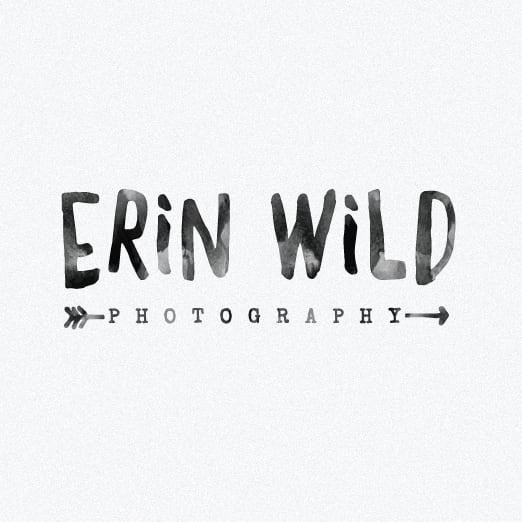 Logo color meaning: grey logo design for a photography business