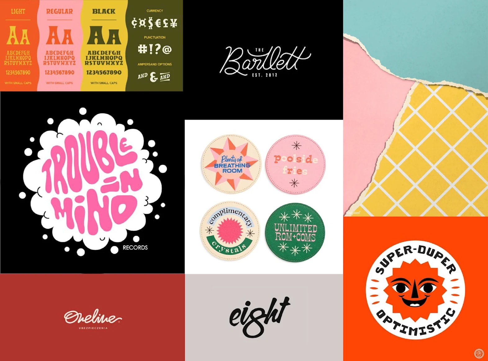 A moodboard is an important step before logo sketching