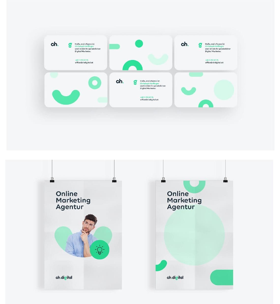 versatile green logo design for a tech company