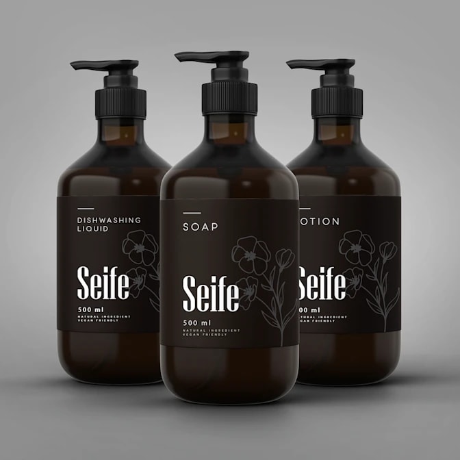 Liquid soap packaging idea