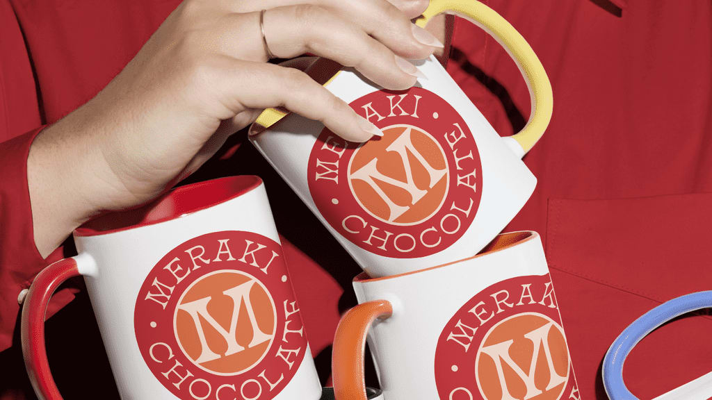 Custom mugs to hand out at local marketing events