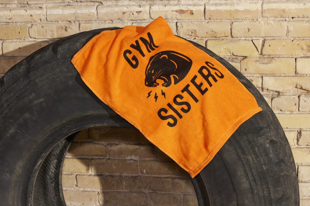 Custom gym towel as branded merchandise