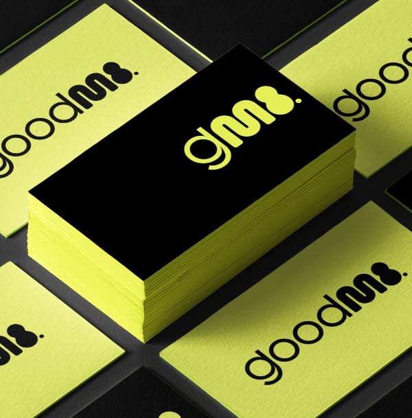 Typographic business card
