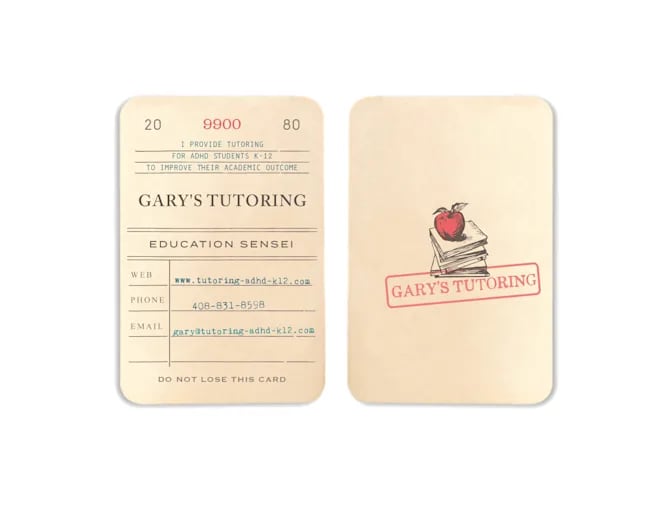 Creative business card layout