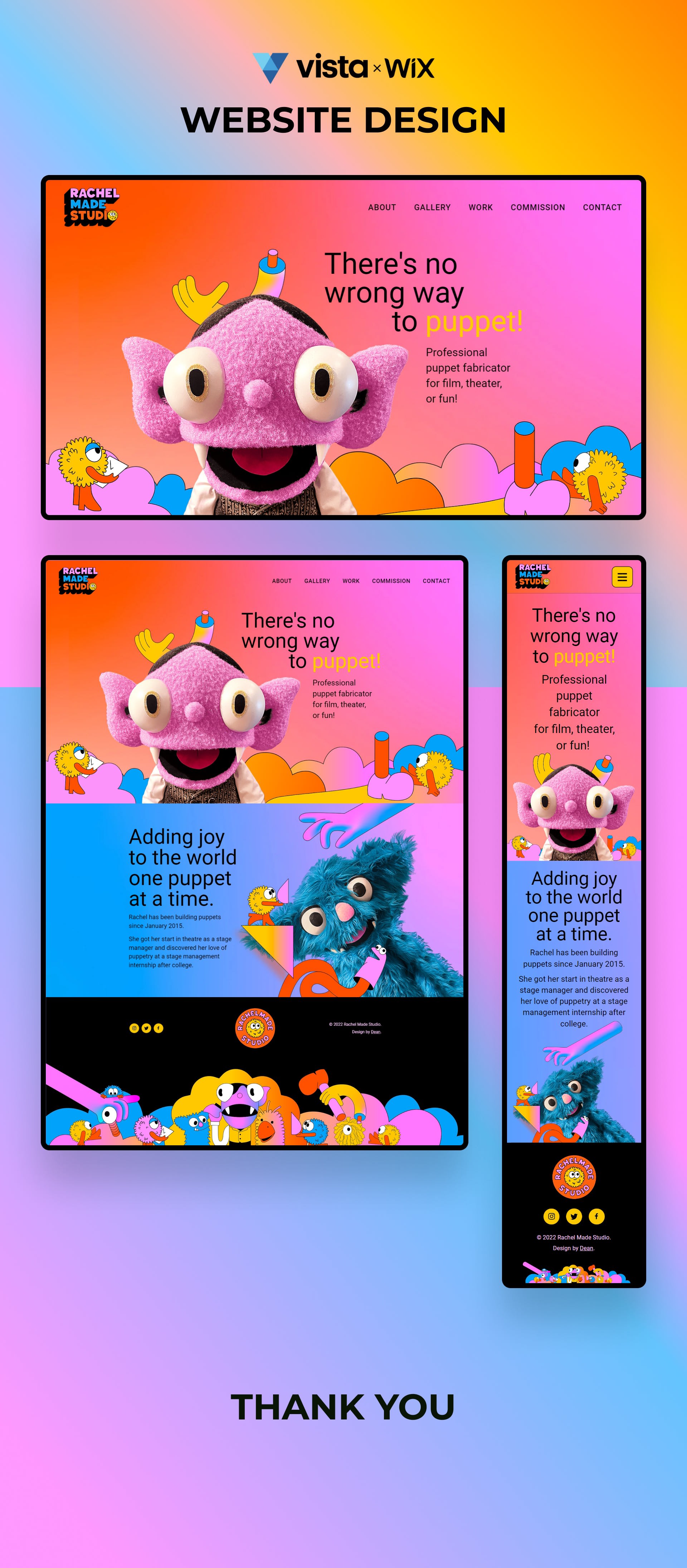 Bright Wix website design free website builder.