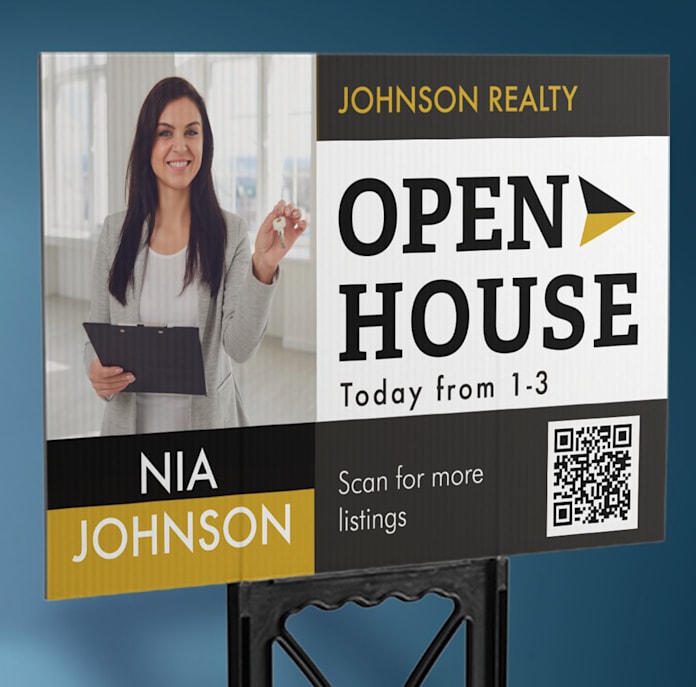 Post and panel outdoor signage.