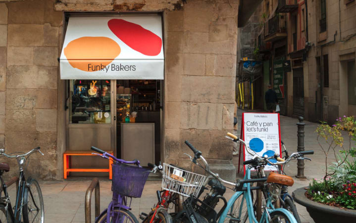 Awning sign outdoor signage idea.