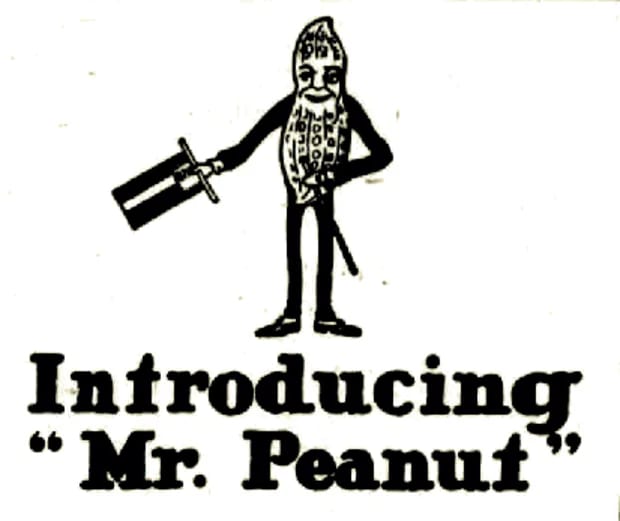 Origin of Mr. Peanut from Planters.