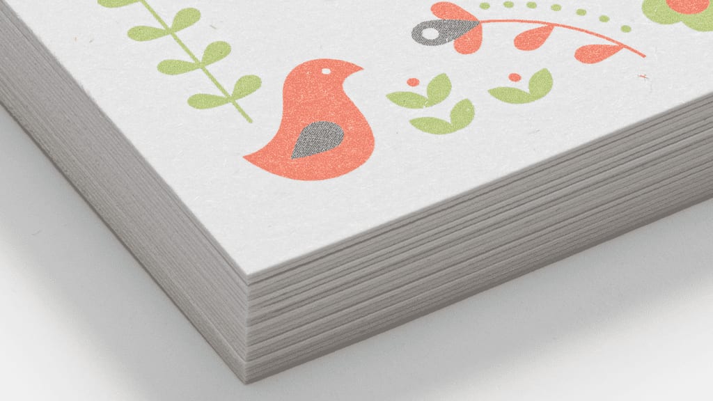 Hemp business card stock