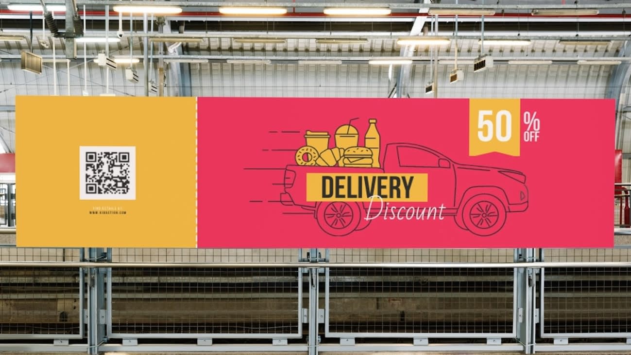 An example of using a QR code in business