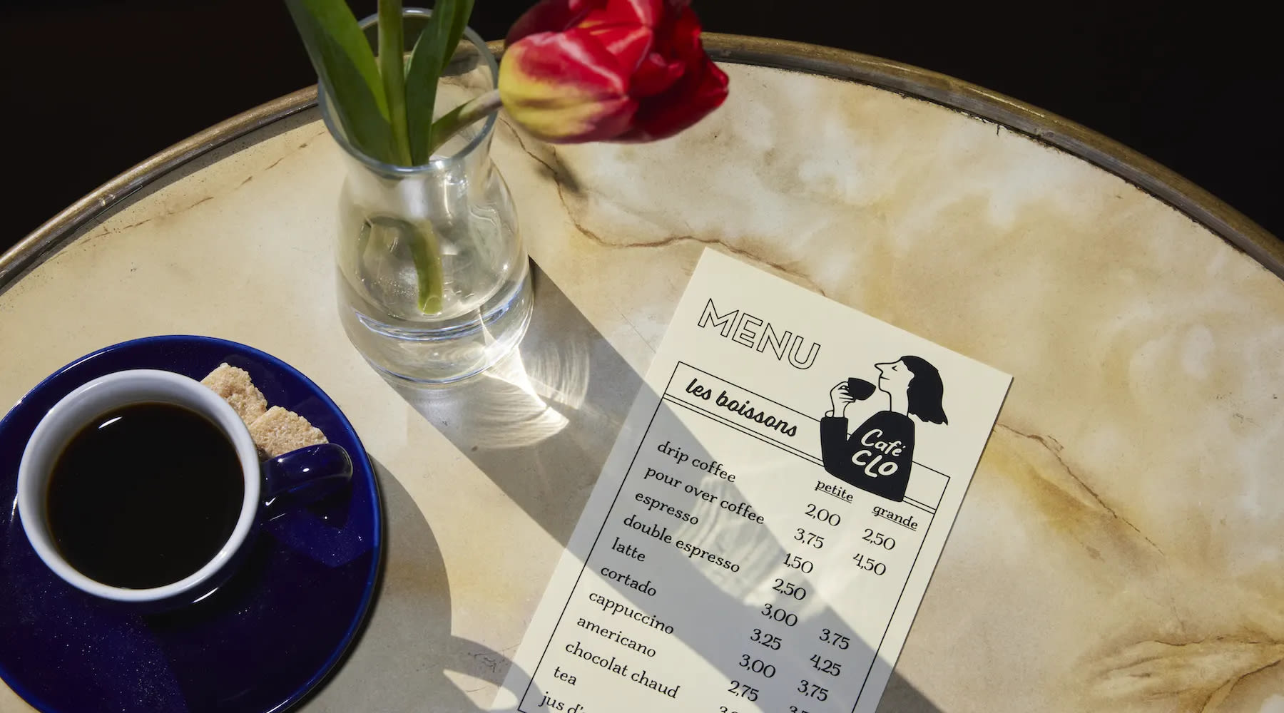 Cafe Clo has alliteration and a unique look and feel