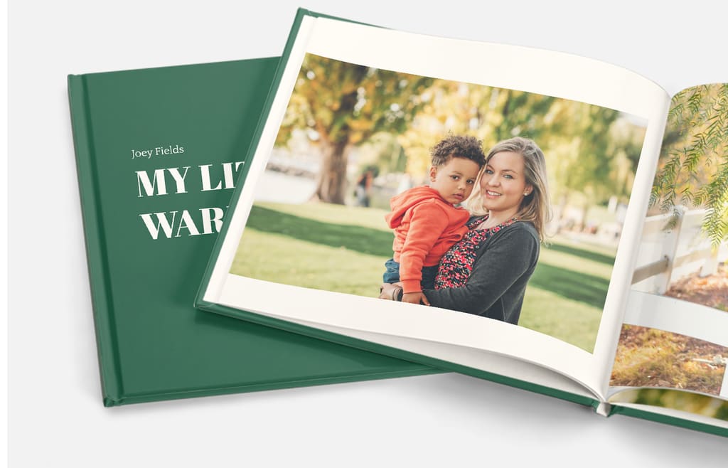 A high quality custom photo book.