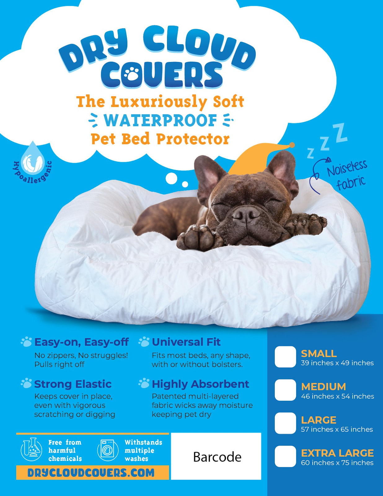 Example of a product label for a pet product that aligns with the positioning statement and includes elements of storytelling.