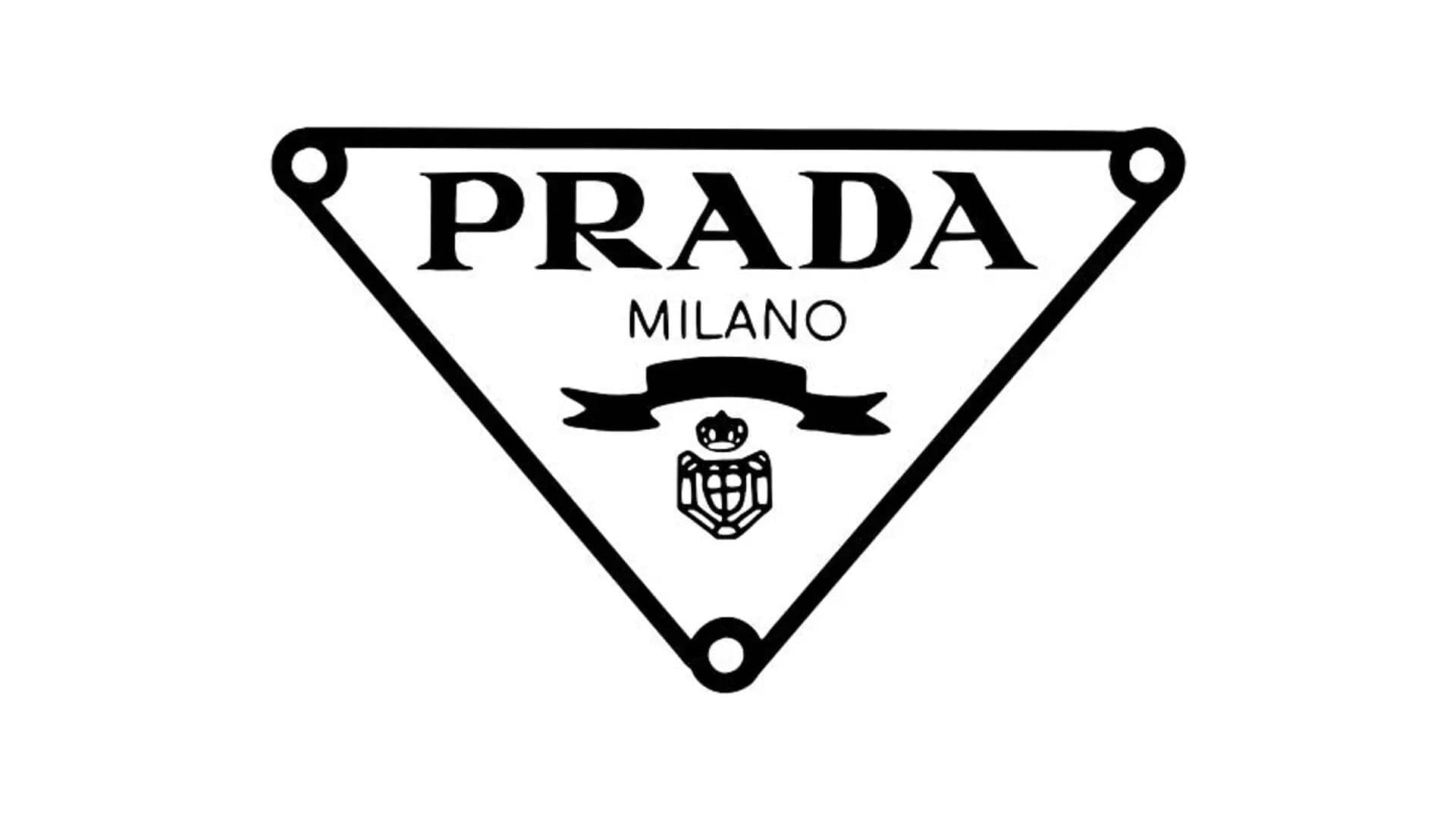 The Prada emblem logo